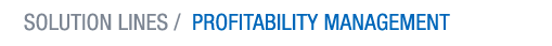 Solution Lines: Profitability Management
