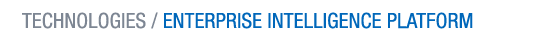 Technologies: Architecture: SAS Enterprise Intelligence Platform