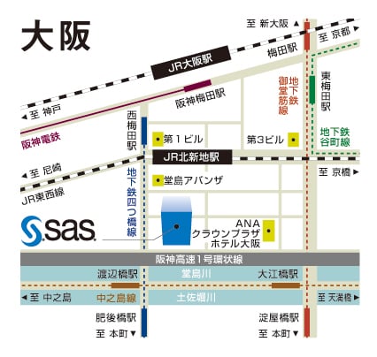 Map Osaka