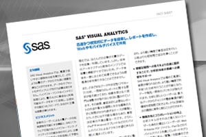SAS Visual Analytics Fact Sheet cover