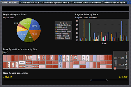 Customer analysis demo screenshot