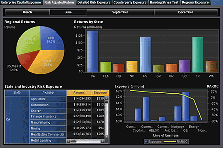 Risk and capital management demo screenshot