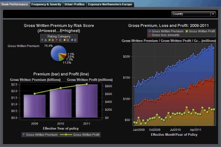 Managing Risk and Driving Profitability demo screenshot