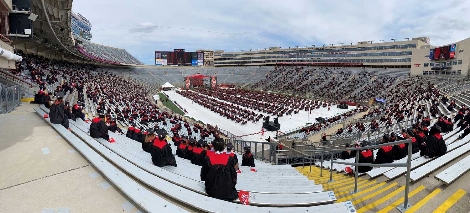 Venue optimization software helped Wisconsin plan socially distanced commencement ceremonies.