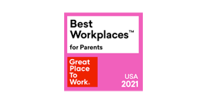 2022 Best Workplaces for Parents Award logo from Great Place to Work