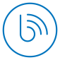 Blue blog icon