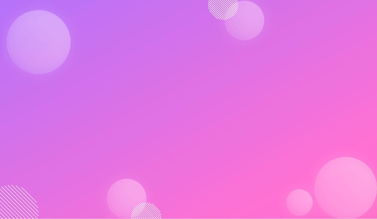 Pink gradient with circles