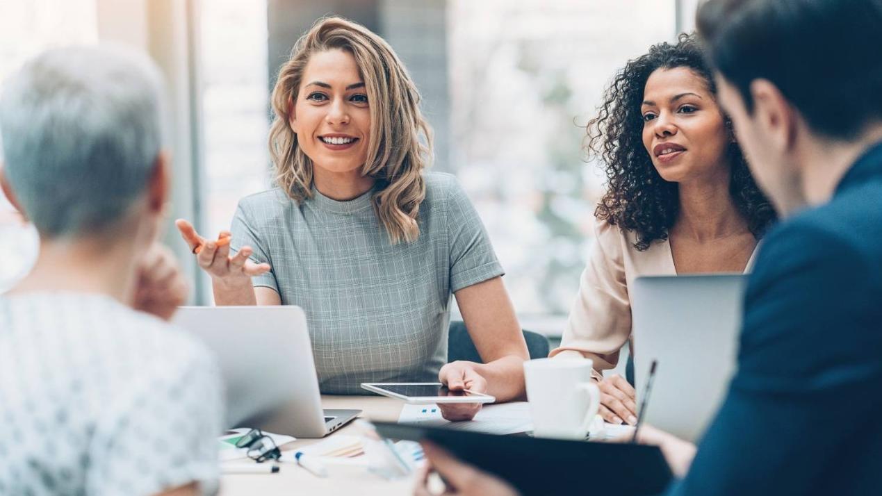 group of four discussion