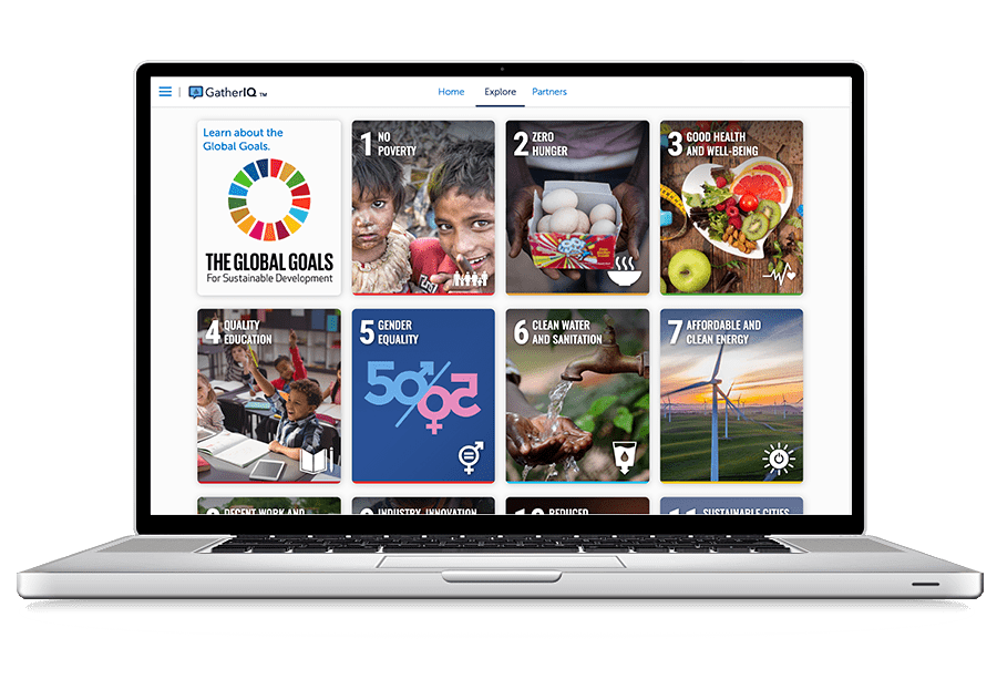 Global Goals in GatherIQ app