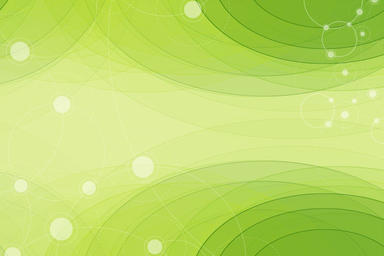 Abstract background - green with circle overlays