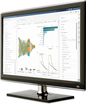 SAS® Visual Data Mining and Machine Learning auf dem Bildschirm