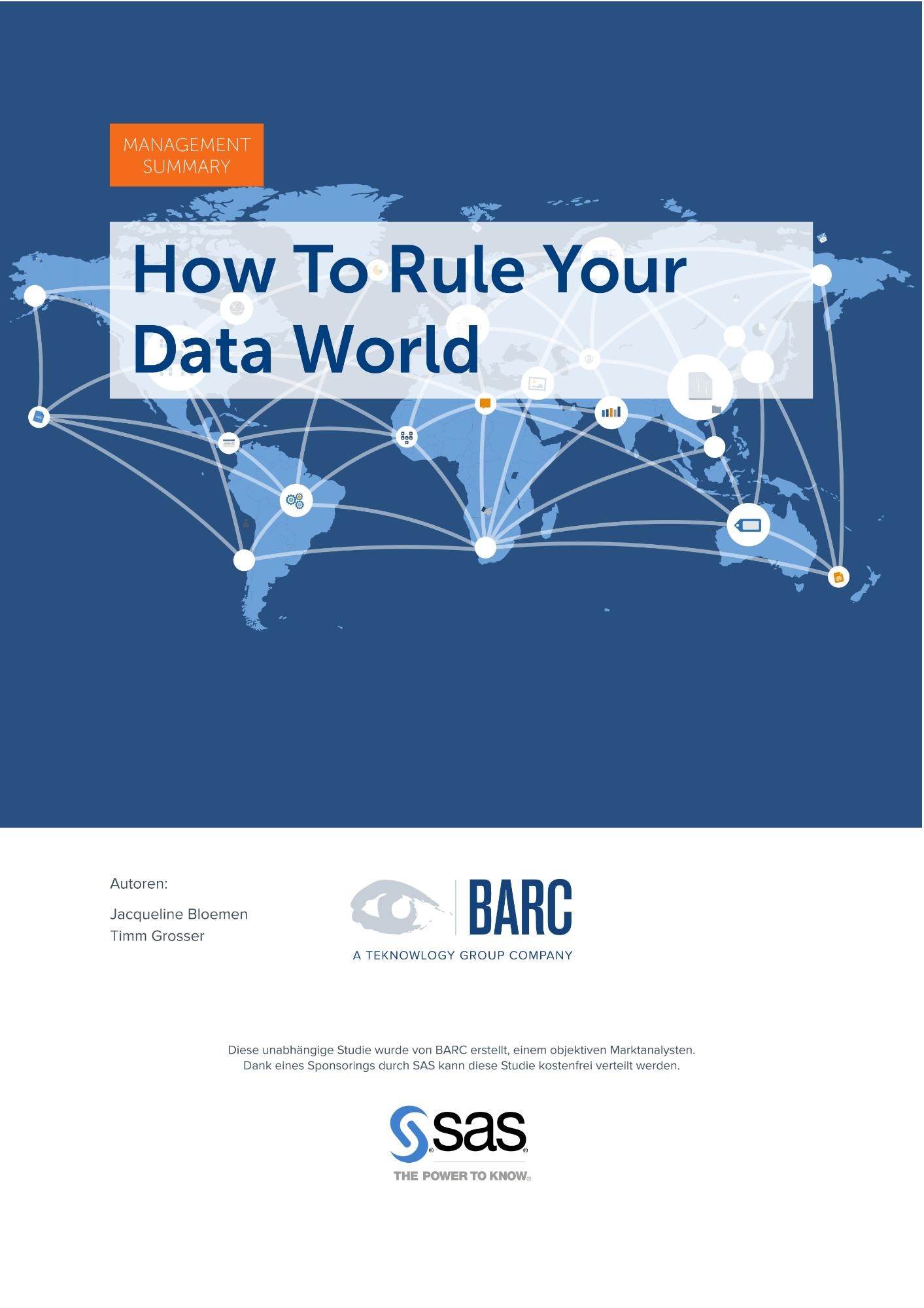 How To Rule Your Data World
