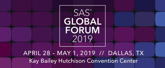 SAS® Global Forum 2019