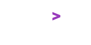 Accenture logo in white with purple mark
