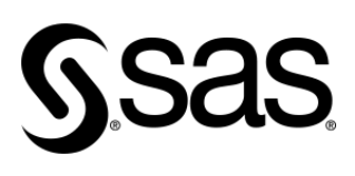 SAS logo, Black