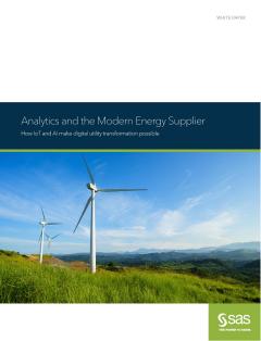 Analytics and the Modern Energy Supplier