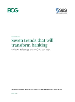 Seven trends that will transform banking