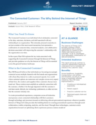 The Connected Customer: The Why Behind the Internet of Things