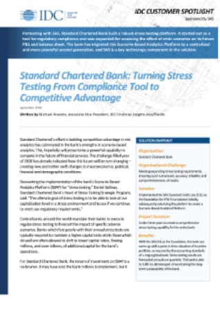Standard Chartered Bank: Turning Stress Testing from Compliance Tool to Competitive Advantage