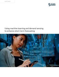 Using machine learning and demand sensing to enhance short-term forecasting