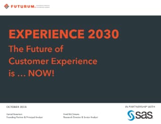 SAS Experience 2030