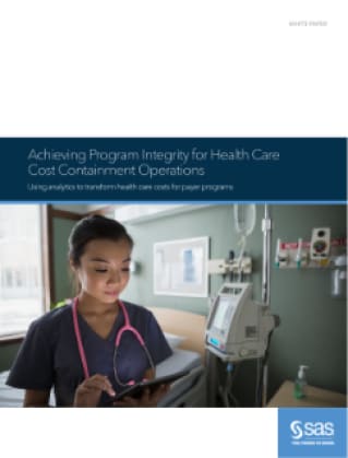Achieving program integrity for health care cost containment