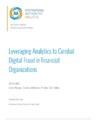 Leveraging Analytics to Combat Digital Fraud in Financial Organizations
