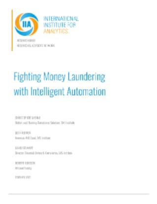 Fighting Money Laundering with Intelligent Automation