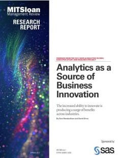 Analytics as a Source of Business Innovation