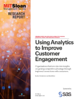 Using Analytics to Improve Customer Engagement