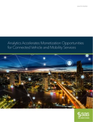 Analytics Accelerates Monetization Opportunities for Connected Vehicle and Mobility Services