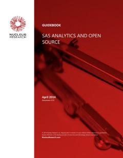 SAS Analytics and Open Source