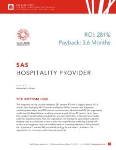 SAS - Hospitality Provider