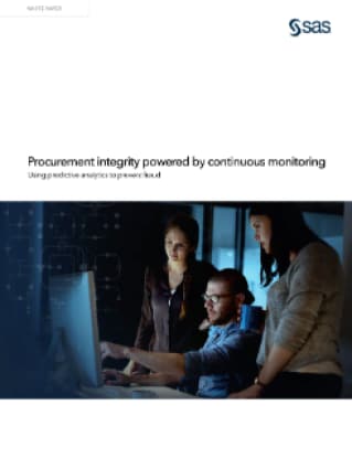 Procurement Integrity Powered by Continuous Data Monitoring