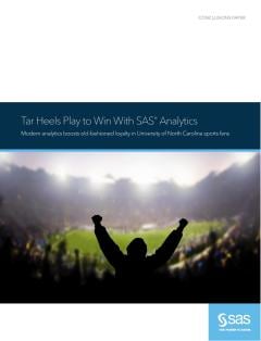 Tar Heels Play to Win With SAS Analytics 