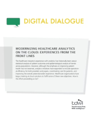 Modernizing Healthcare Analytics on the Cloud: Experiences from the Front Lines