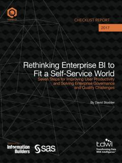 Rethinking Enterprise BI to Fit a Self-Service World