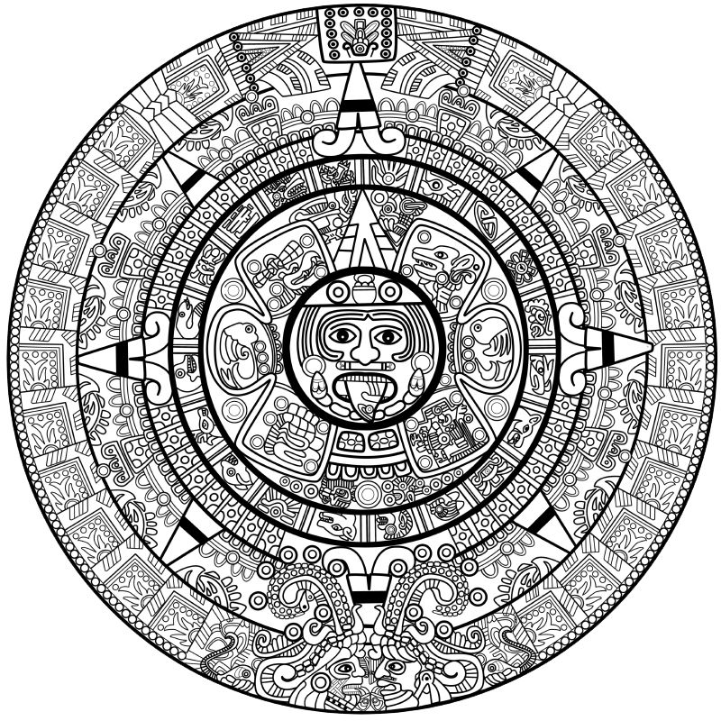 Maya Calendar Graphic
