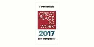 2017 Great Place to Work For Millennials logo