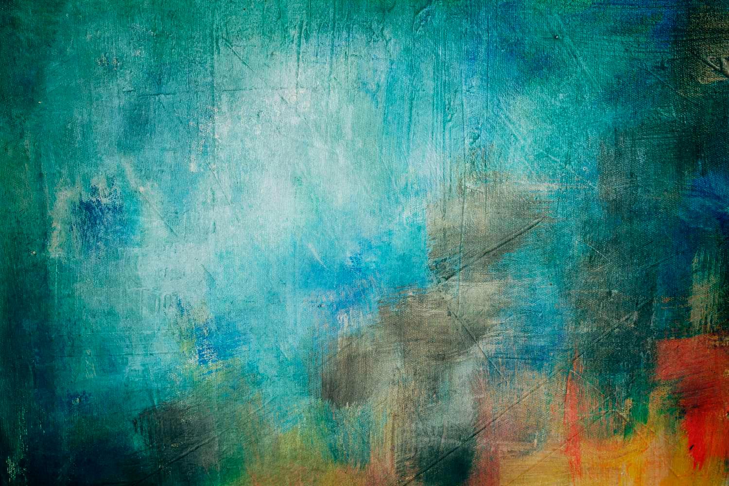 Abstract canvas background - abstract painting background or texture 