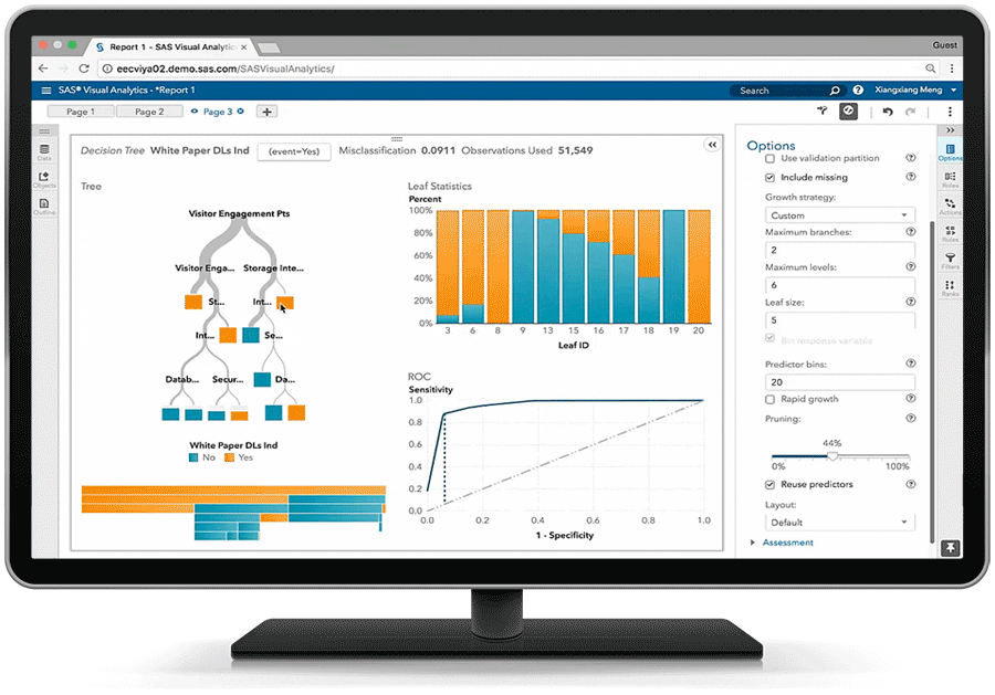 SAS® Visual Statistics - demo SAS® Visual Statistics - demo