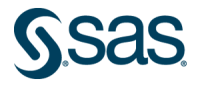 Midnight blue SAS logo