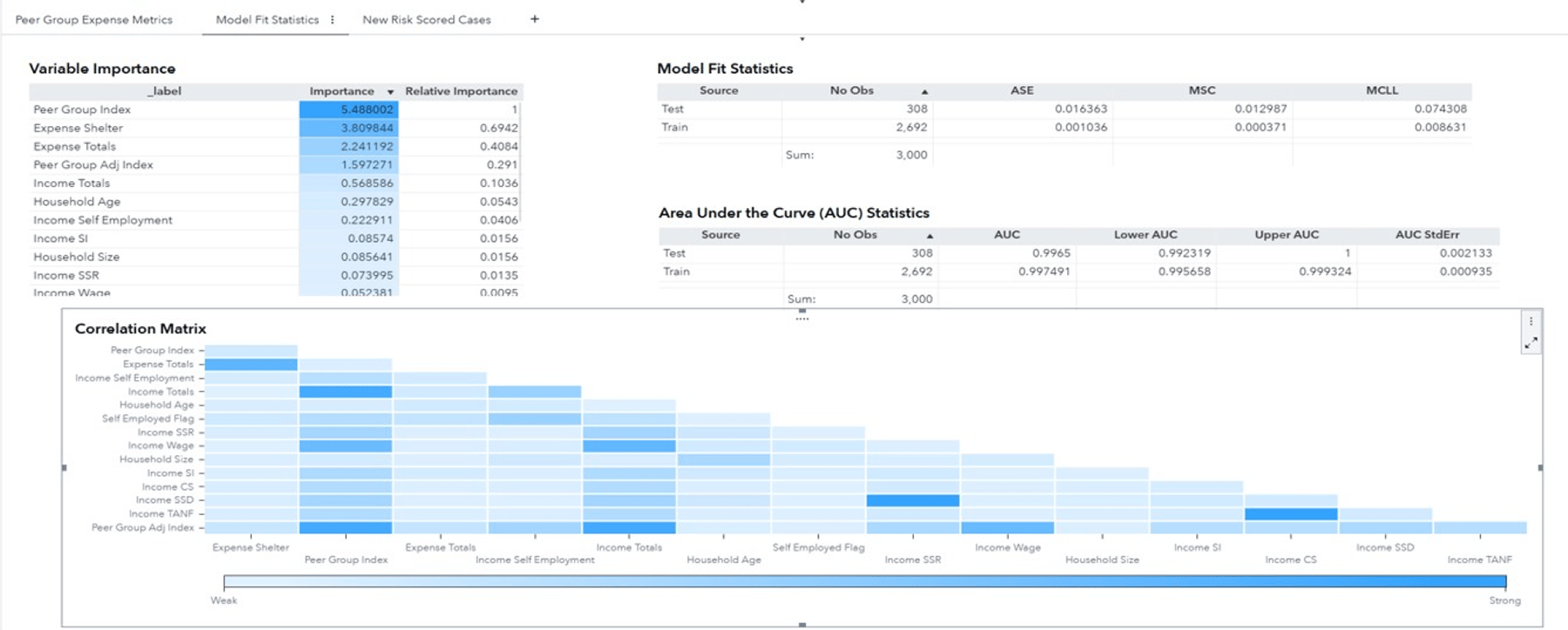 SAS Payment Integrity for Food Assistance Supplemental Nutrition Assistance Program Report screenshot