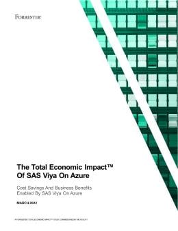 Read The Total Economic Impact™ of SAS® Viya® on Azure