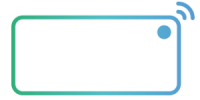 virtual friday green blue logo