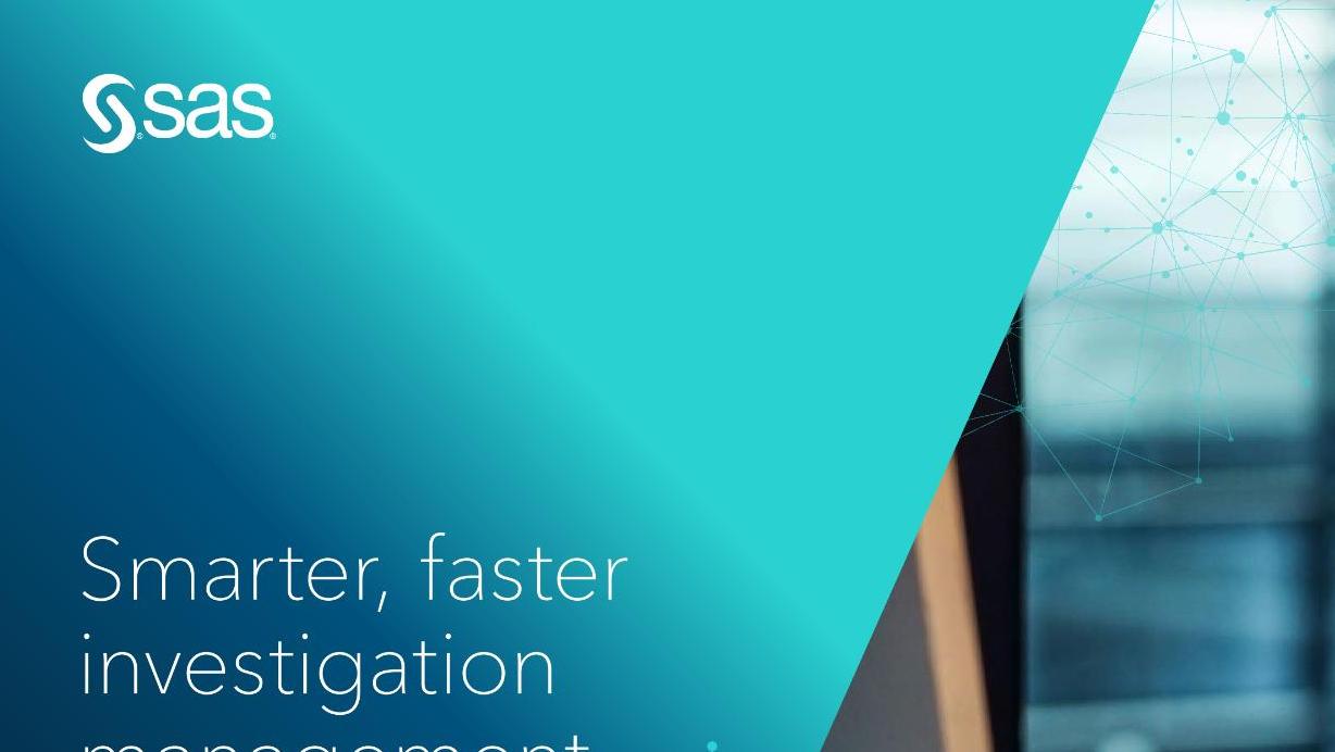 Smarter faster investigation management