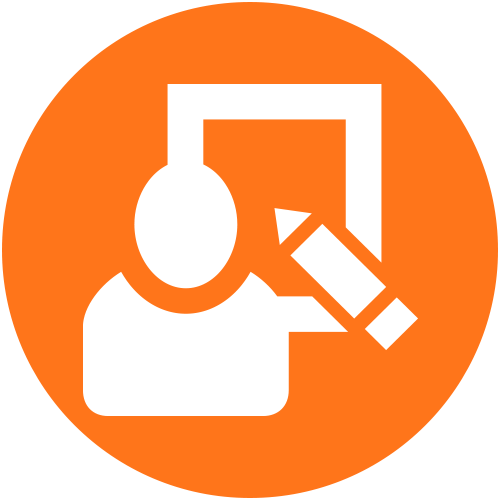 Circle icon single user