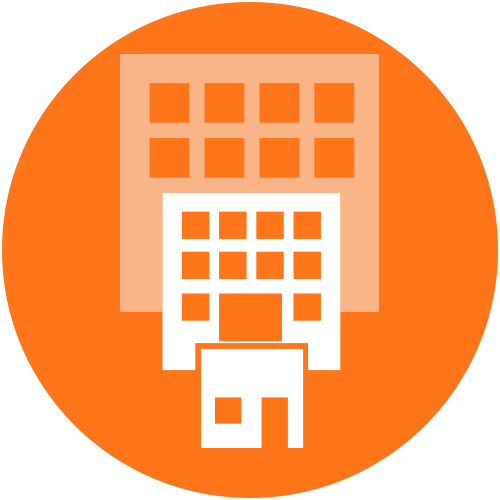 Circle Icon Small Midsize Business