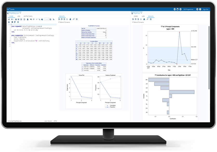 SAS/QC® Software Screenshot for Handling Big Data 