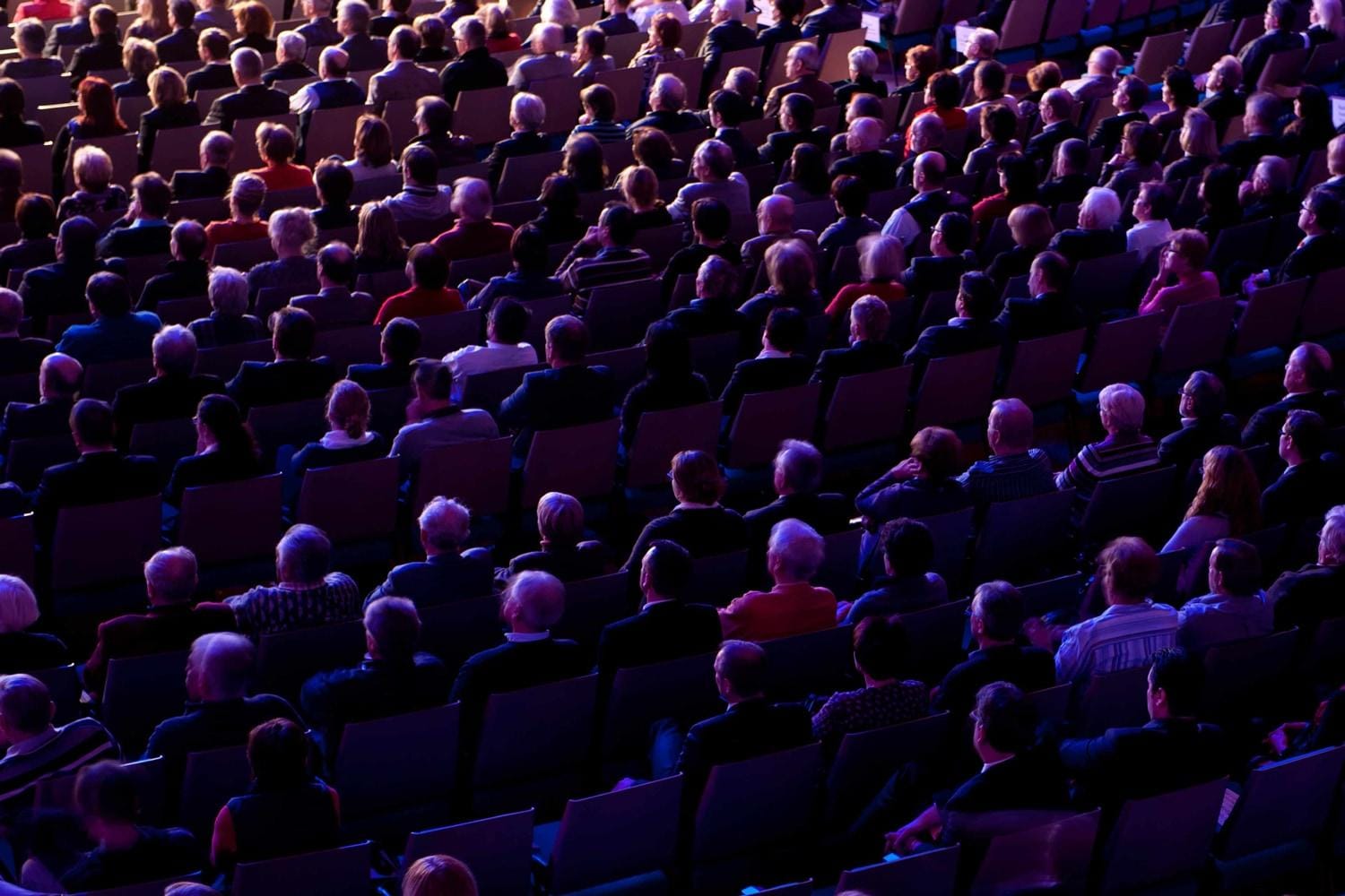 Audience at an event